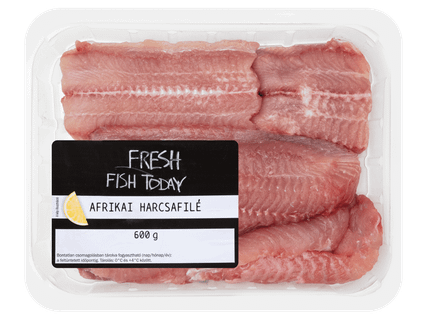 Friss, afrikai harcsafilé