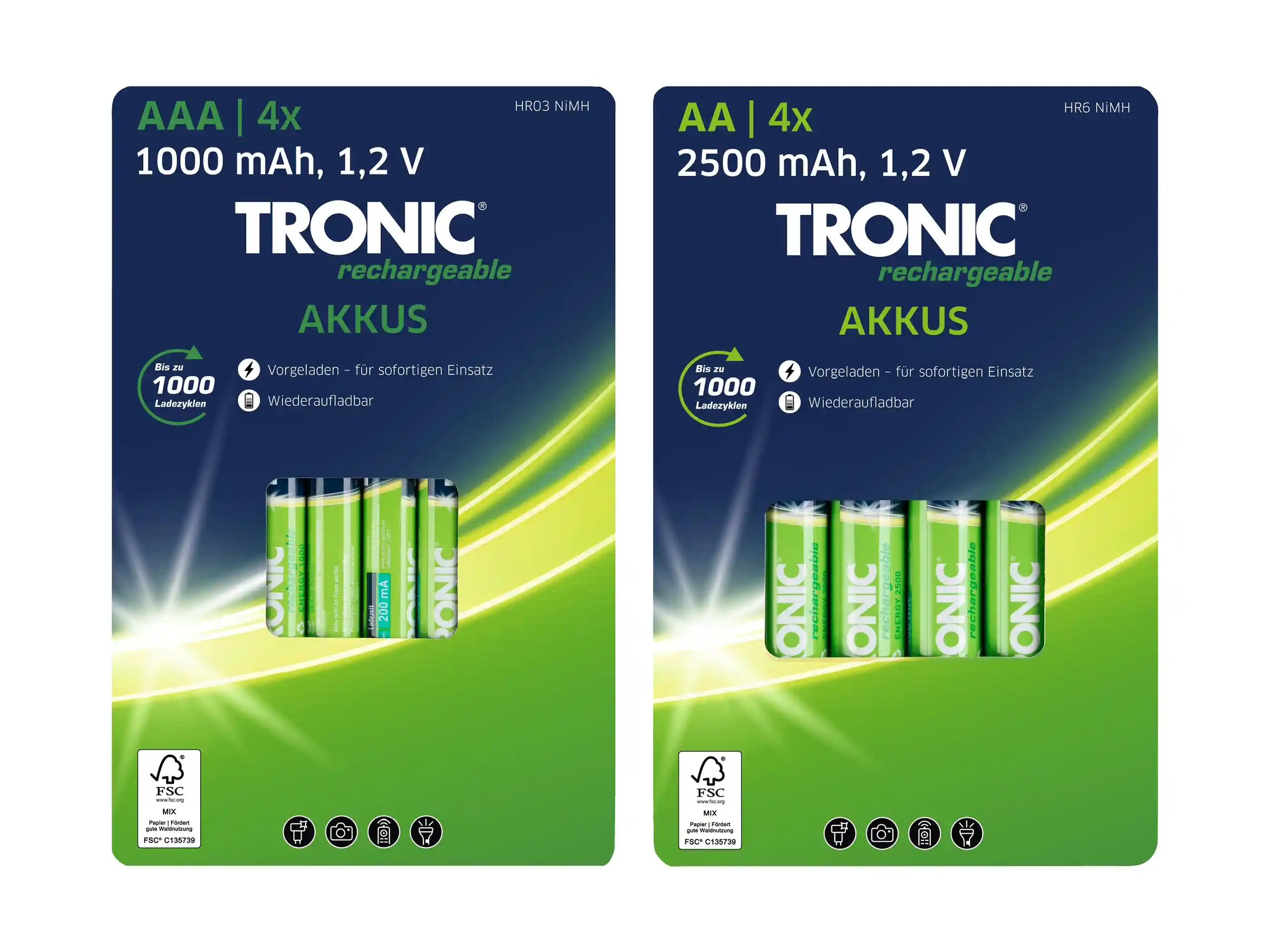 TRONIC® 4 Akkus