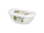Margarina Matinal magra em recipiente de plástico.