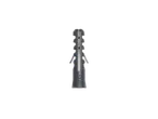 Bucha de plástico cinza com dimensões de 8x40 mm.