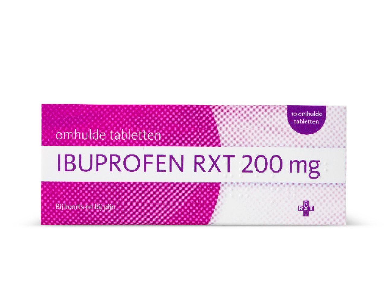 Ga naar volledige schermweergave: RXT Ibuprofen 200 mg, omhulde tabletten - afbeelding 1