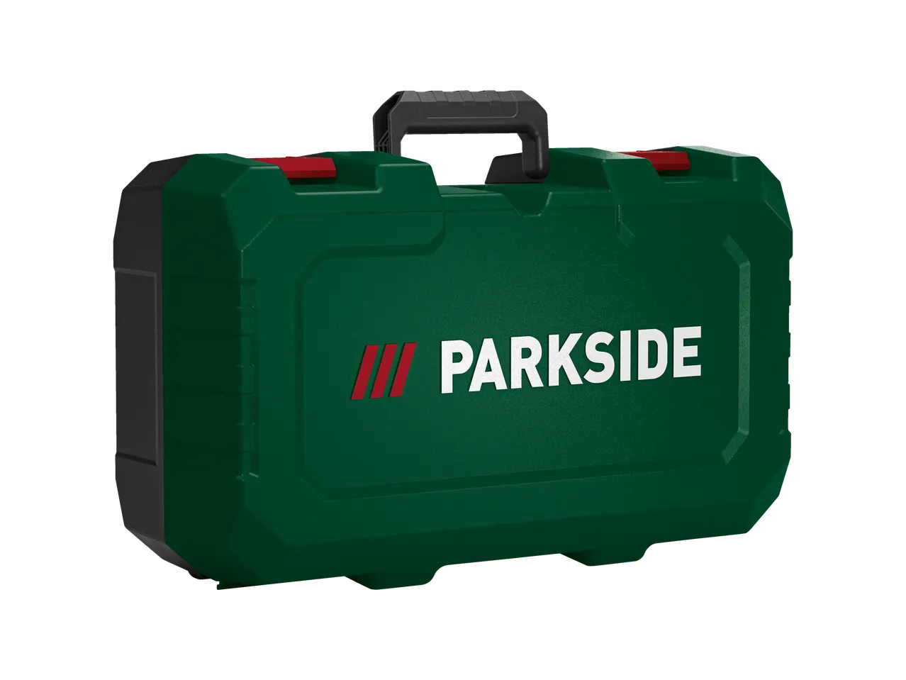 Green Parkside tool case.