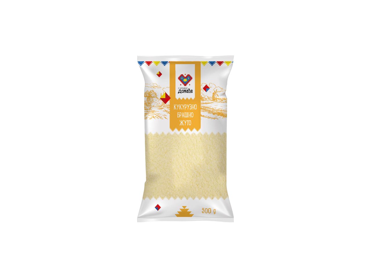 Pakovanje kukuruznog brašna Domaće, 500g.