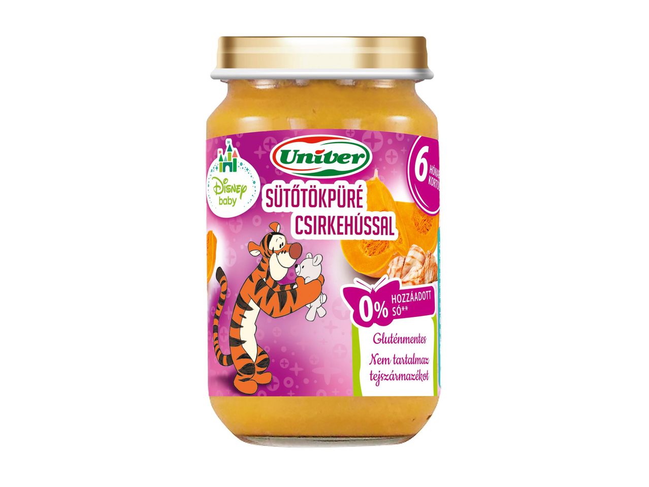 Univer bébiétel: sütőtök-csirke püré, Disney Baby.