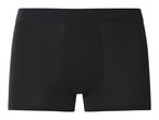 Black men's boxer briefs with a wide elastic waistband.