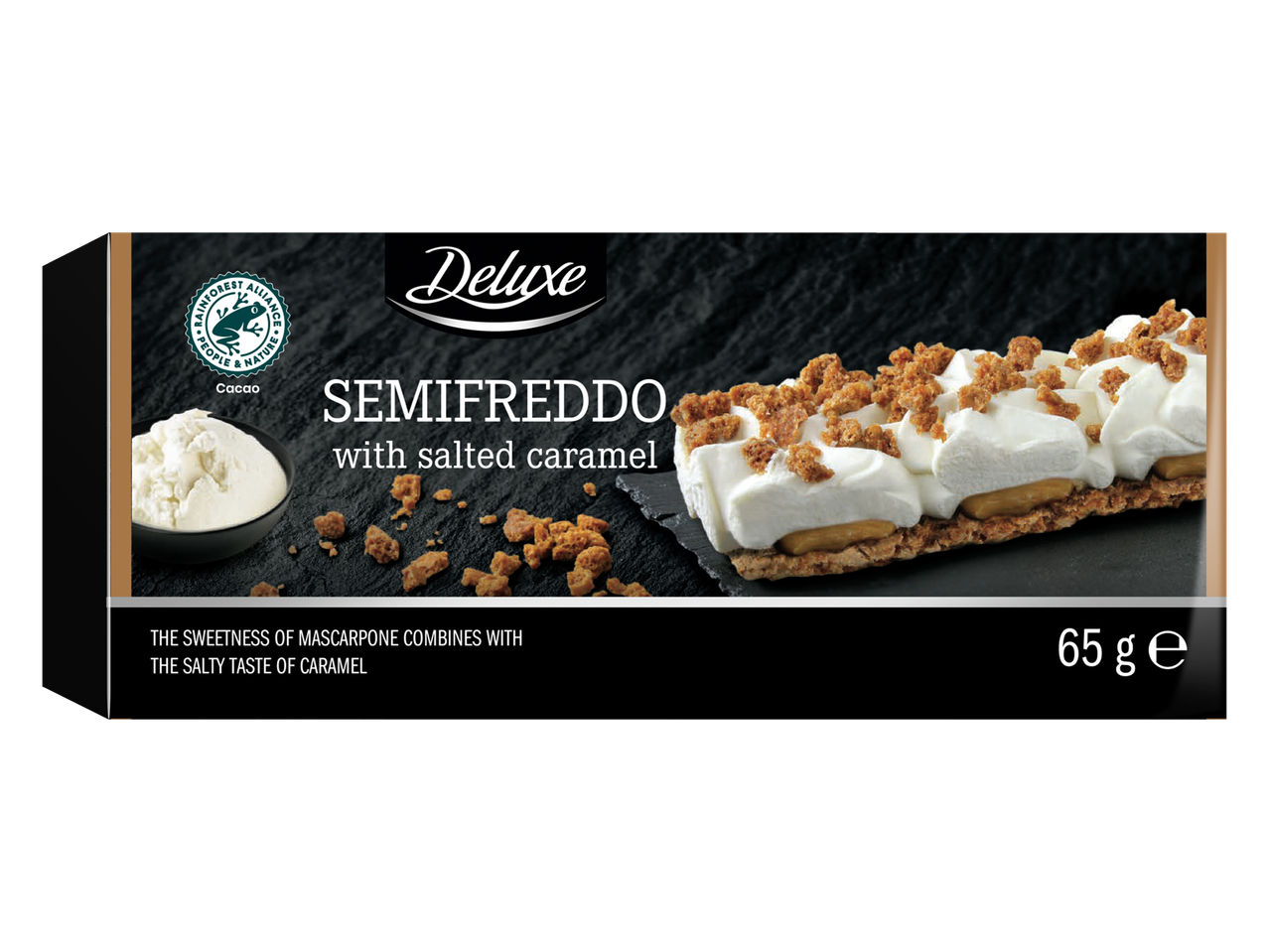 Deluxe Semifreddo su sūdytu karameliu, 65g.