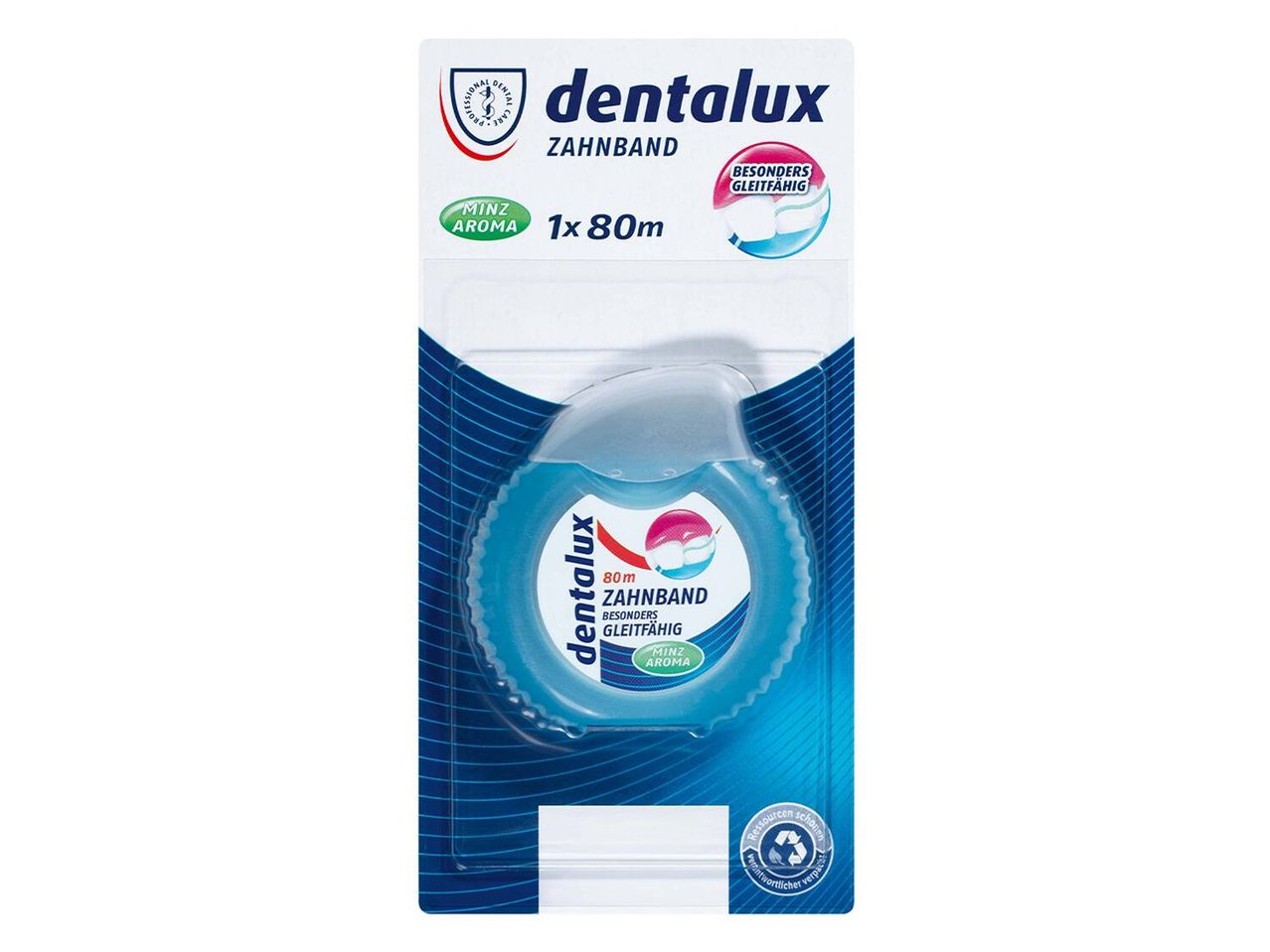 Gehe zu Vollbildansicht: Dentalux Zahnband besonders gleitfähig, Minzaroma - Bild 3