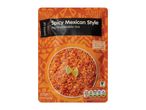 Spicy Mexican style microwaveable rice, vegan.