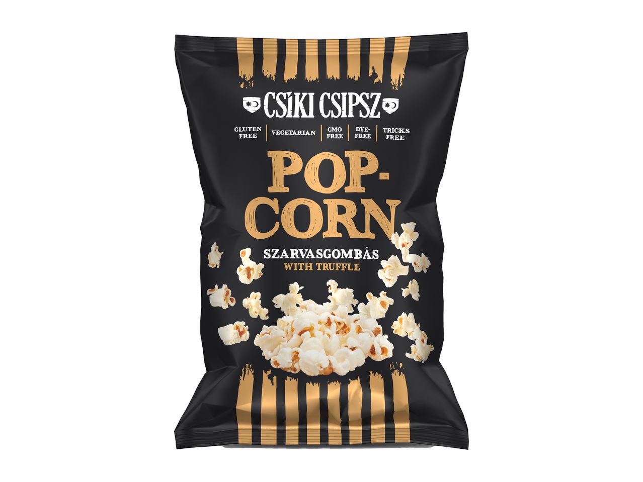 Csíki Csipsz trüffelös popcorn csomag.