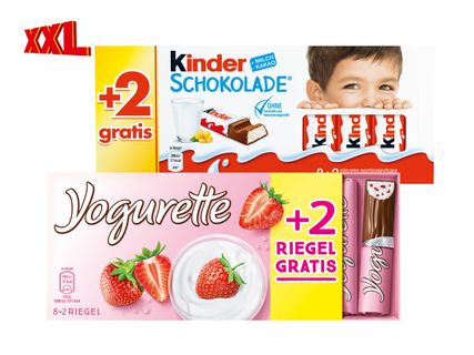 Yogurette/Kinder Schokolade XXL