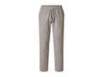 Light brown men's trousers with an elasticated waist and drawstring