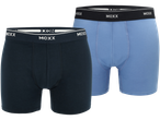 MCXX boxershorts, donkerblauw en lichtblauw.