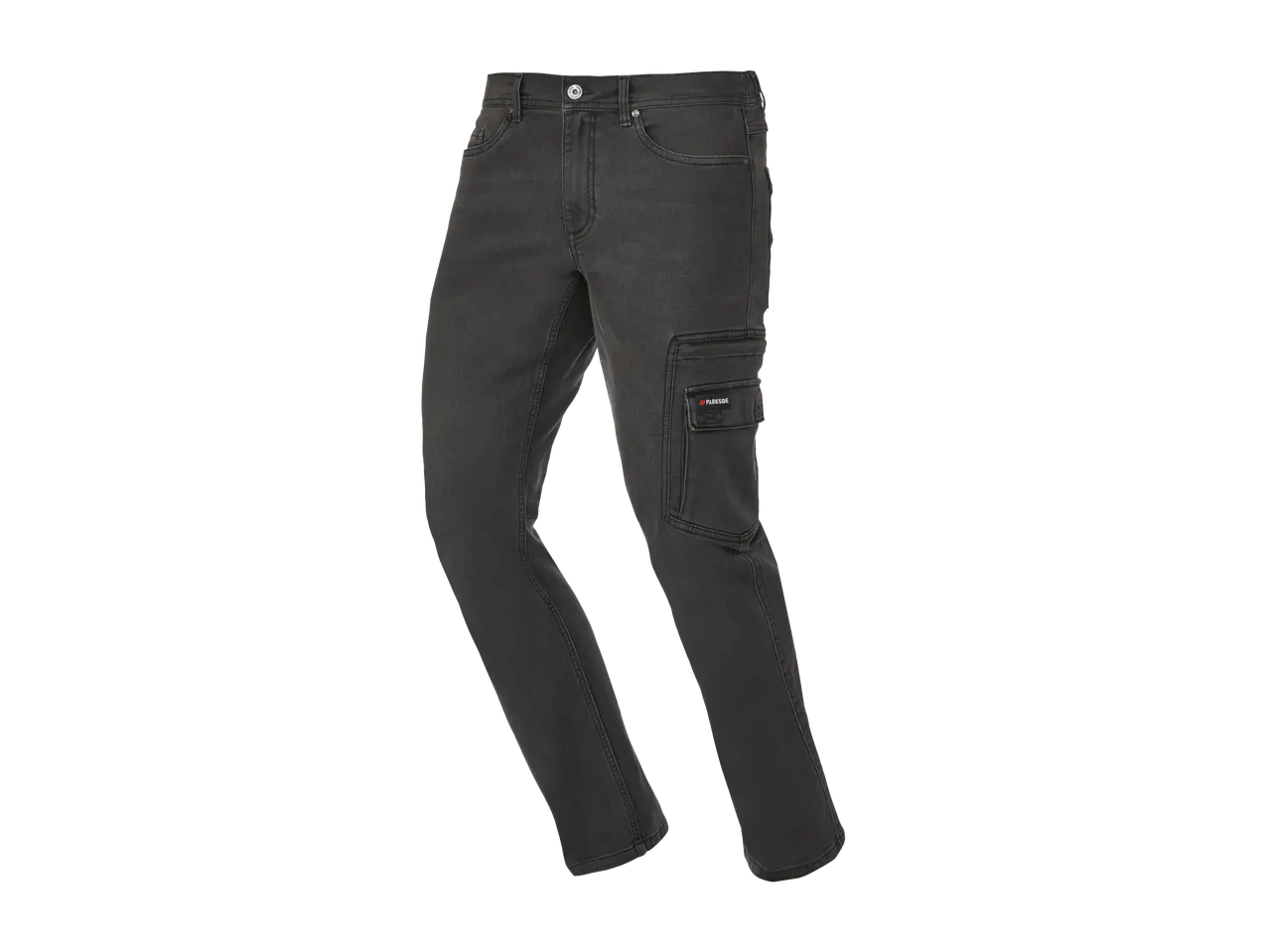 PARKSIDE darbinės kelnės tamsiai pilkos spalvos su krovininėmis kišenėmis