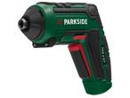 Зелен акумулаторен винтоверт Parkside®.