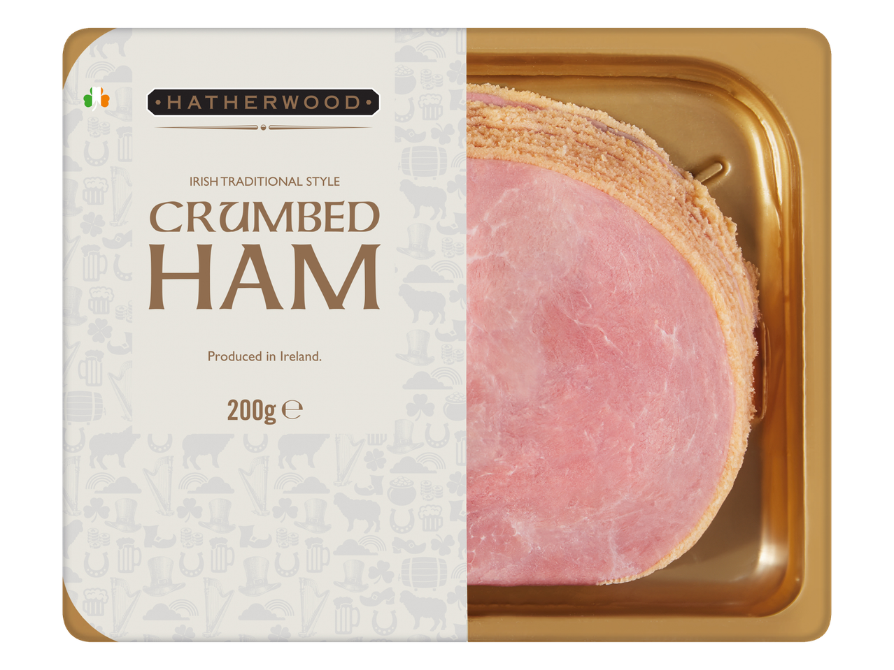 Ambalaj de șuncă tradițională irlandeză mărunțită Hatherwood, 200g.