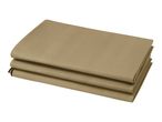 Folded beige protective cover for garden furniture