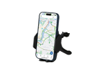 Suport de telefon auto cu un telefon care afișează o hartă a New York-ului.