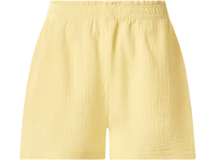 Pantaloni scurți din muselină, damă