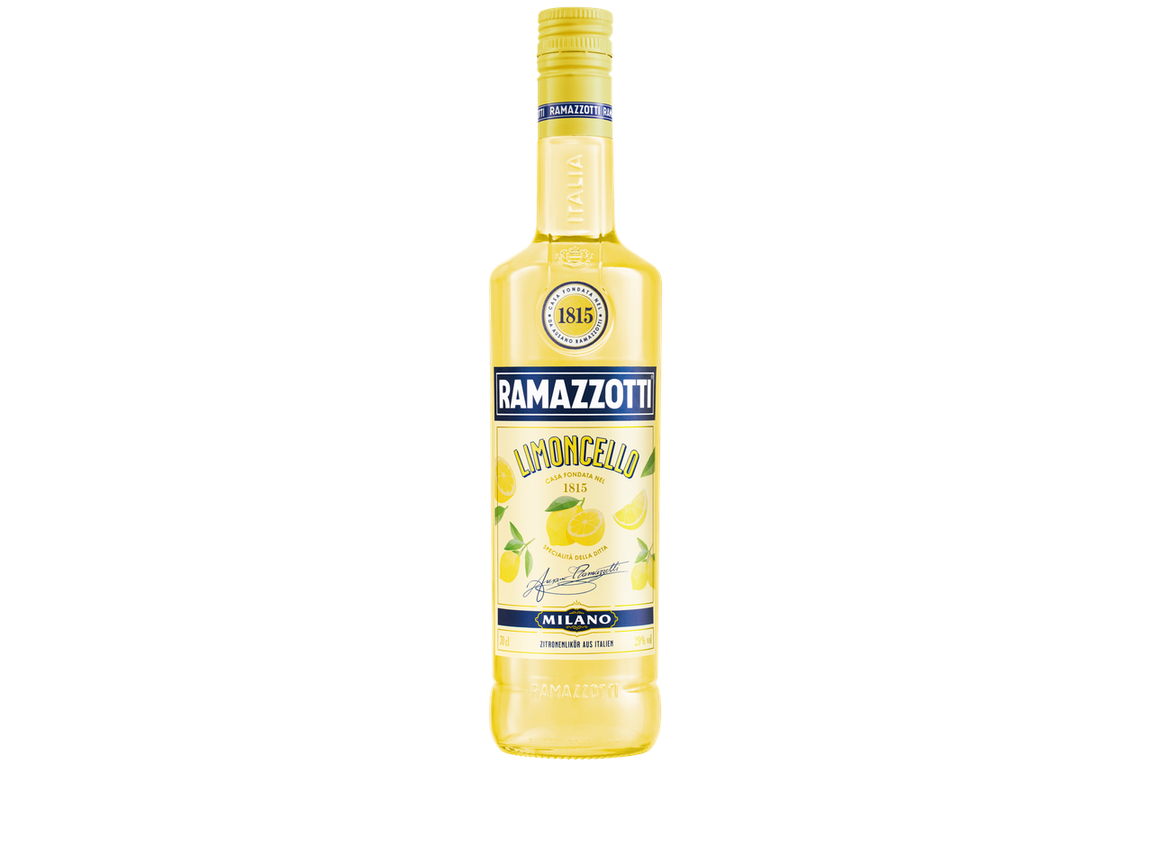 Ramazzotti Limoncello, italienischer Zitronenlikör.