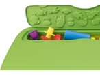 Lupilu Knet-Set Spieltisch mit bunter Knete und Förmchen.