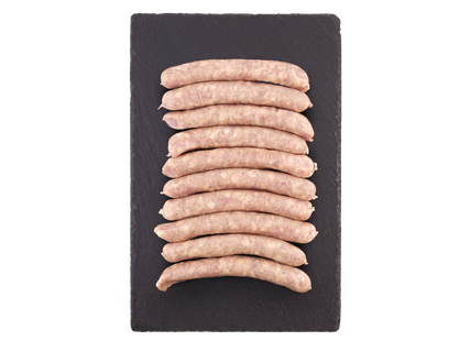 LIDL – akcija / nuolaida: Šviežios kaimiškos kiaulienos dešrelės 440 g / 1 kg = 5,21 €