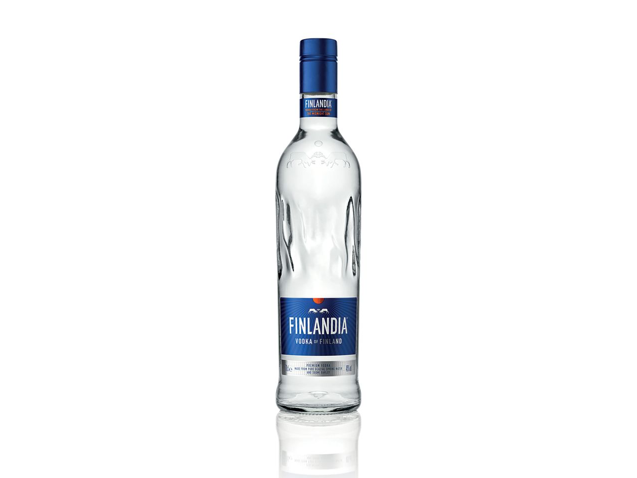 Finlandijos degtinės butelis.