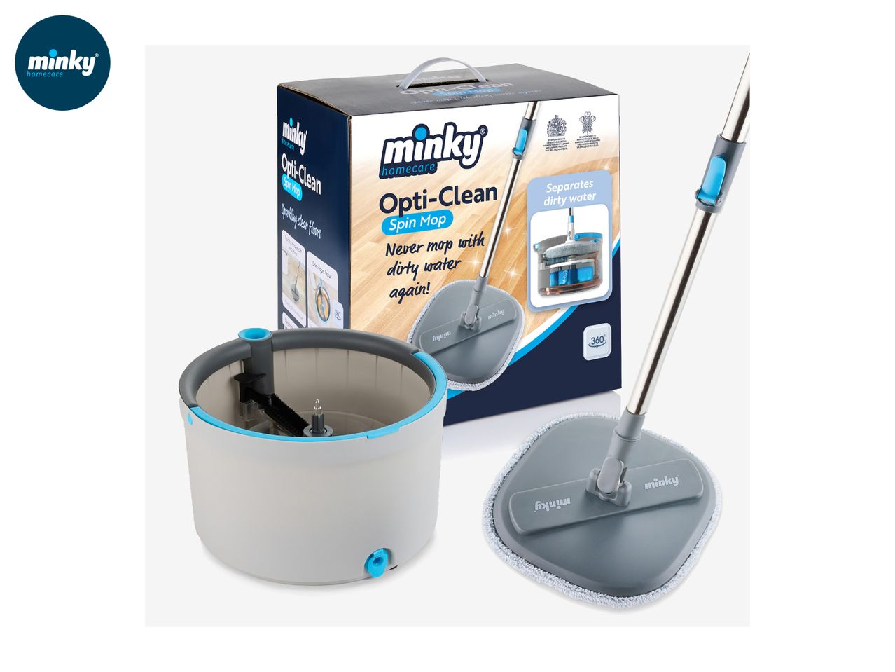 Minky Opti Clean Spin Mop
