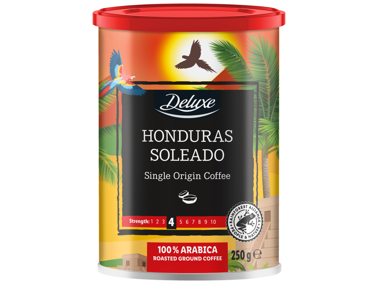 Deluxe Honduras Soleado malta kava, 100% Arabica, 250g.