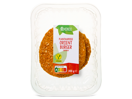 Spinazie-kaas rondo of plantaardige orient burger