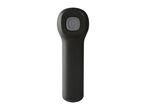 Black handheld vacuum sealer with a grey power button
