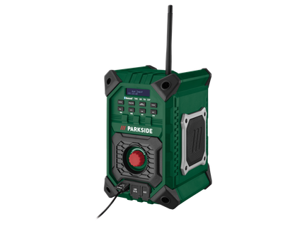 12/20 V akumuliatorinis radijo imtuvas statybų aikštelei PRFMA 20-Li