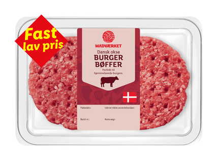MADVÆRKET Burgerbøffer af okse