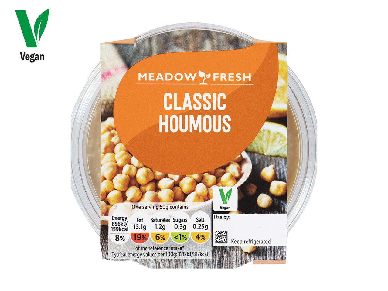 Go to full screen view: Meadow Fresh Classic Houmous - Image 1