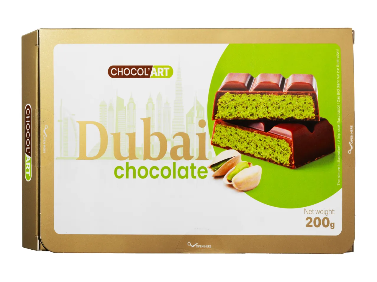 Pojdi na celozaslonski pogled: CHOCOL‘ART Dubajska čokolada – Slika 1