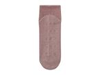 Pink anti-slip socks with grip dots on the sole.
