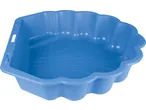 Lupilu blue shell sandbox with a textured bottom