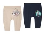 To par babybukser med Looney Tunes-print: Bugs Bunny og Sylvester Kat.