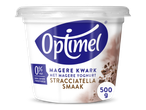 Optimel magere kwark met magere yoghurt, stracciatella smaak, 0% vet, 500g