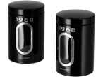 Two black storage containers with '1968' and 'ECHTWERK' branding.