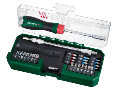 Parkside® Skrūvgrieža uzgaļu komplekts