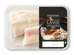 Thorfisk Langefilet med skind (400g) i klar plastbakke.