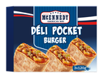 McEnnedy Deli Pocket Burger: três hambúrgueres ao estilo americano.
