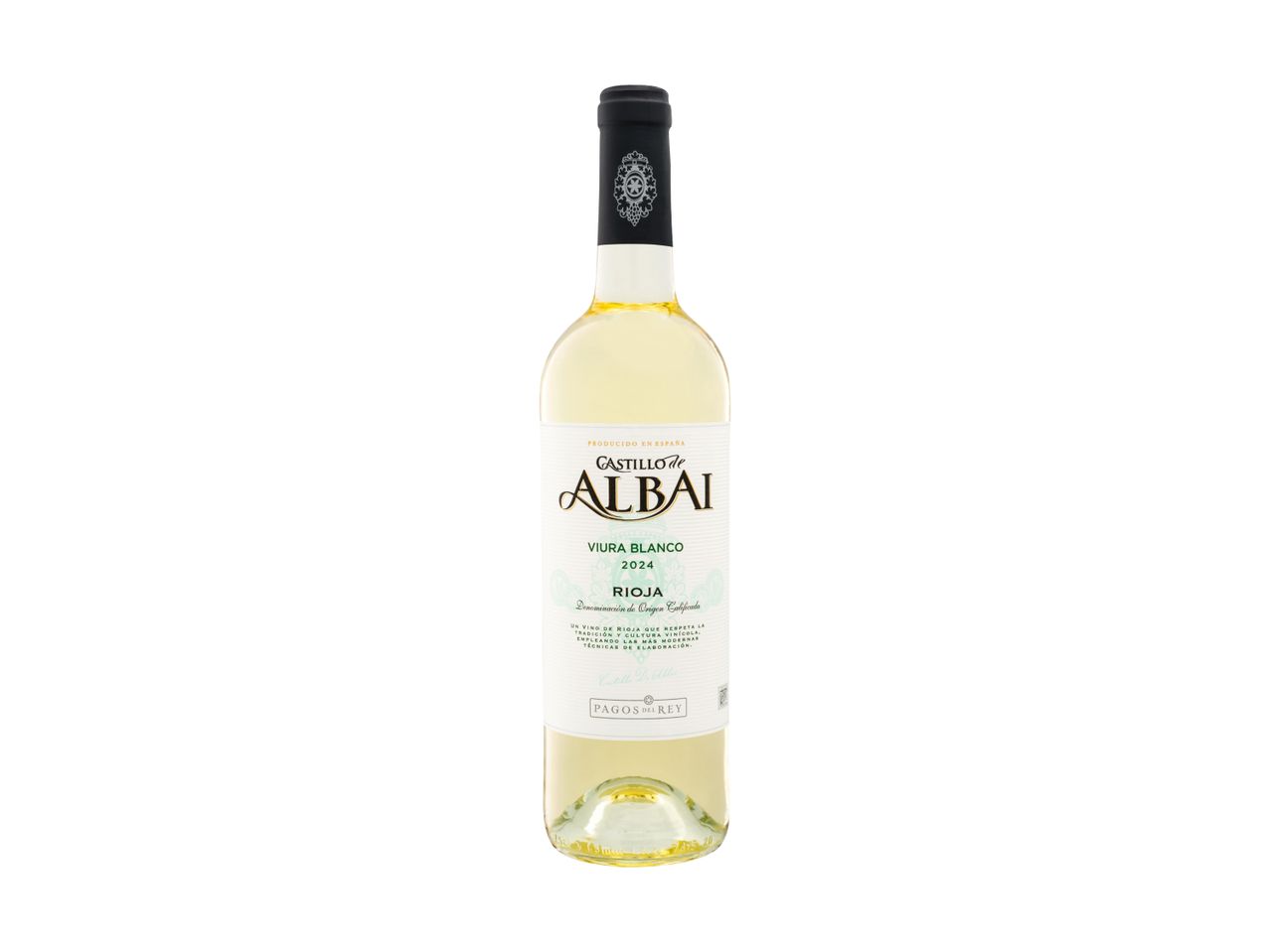 A bottle of Alban Verdejo wine.