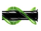 Replacement brush roll with green bristles for a vacuum cleaner