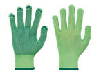 Parkside® Gardening Gloves, light green with dark green anti-slip dots on the palm.