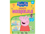 Peppa Pig: Găsește Greșelile, carte de activități pentru copii de 4+ ani, cu multe stickere colorate.