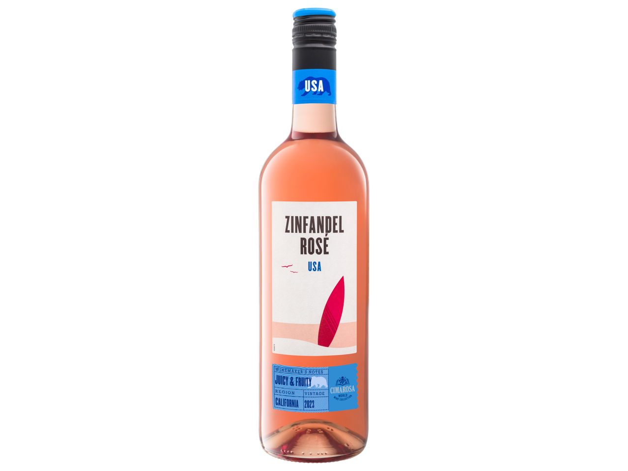 Cimarossa Zinfandel Rosé wijn uit Californië.