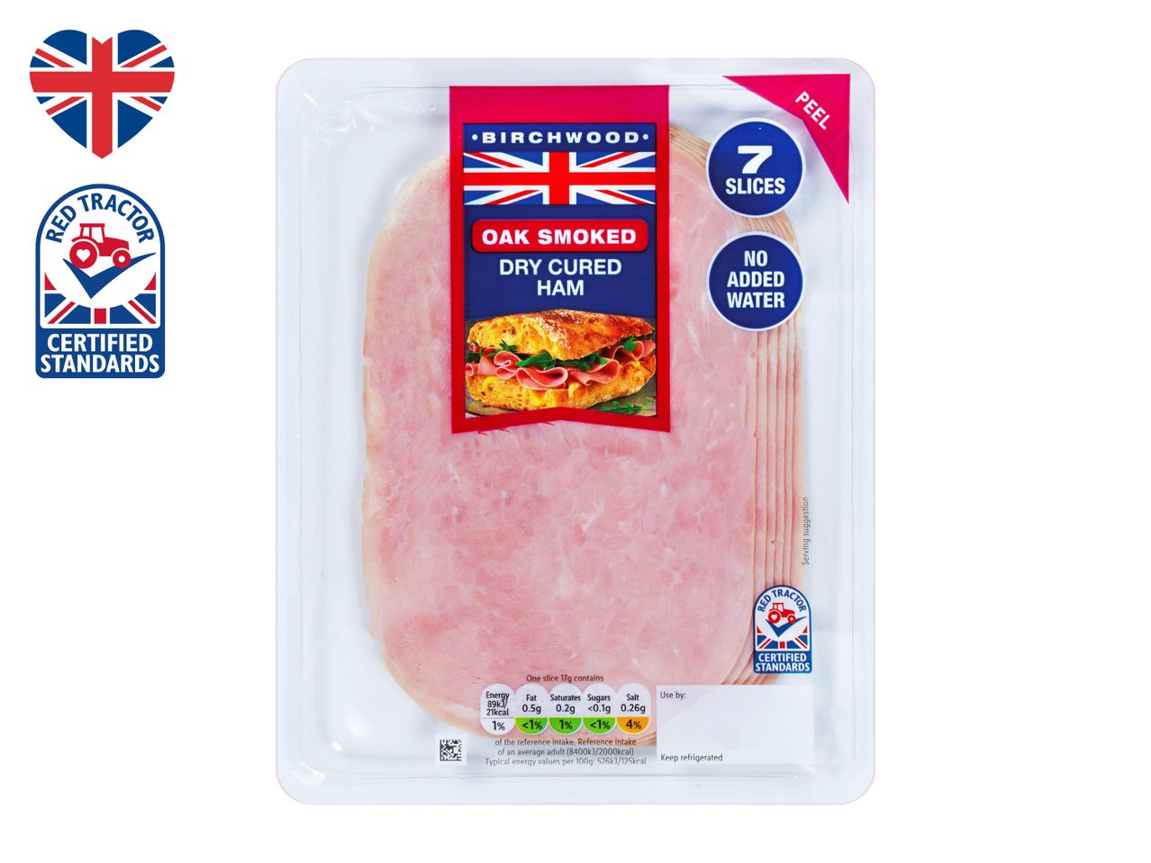 Birchwood Oak Smoked Dry Cured Ham with Red Tractor certification