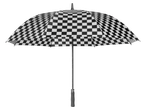 esmara® XL paraplu met een zwart-wit geblokt patroon.