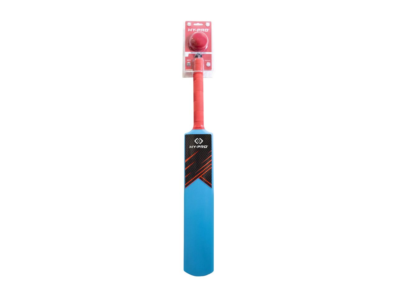 Hy-Pro cricket bat and ball.